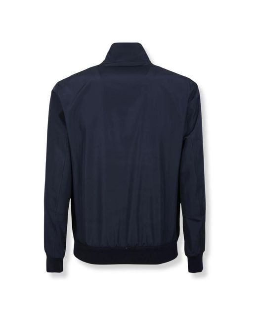 Kiton Blue Bomber Jackets for men