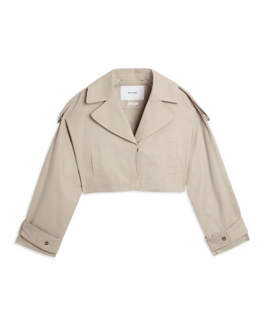 Axel Arigato Natural Gaia cropped trench coat