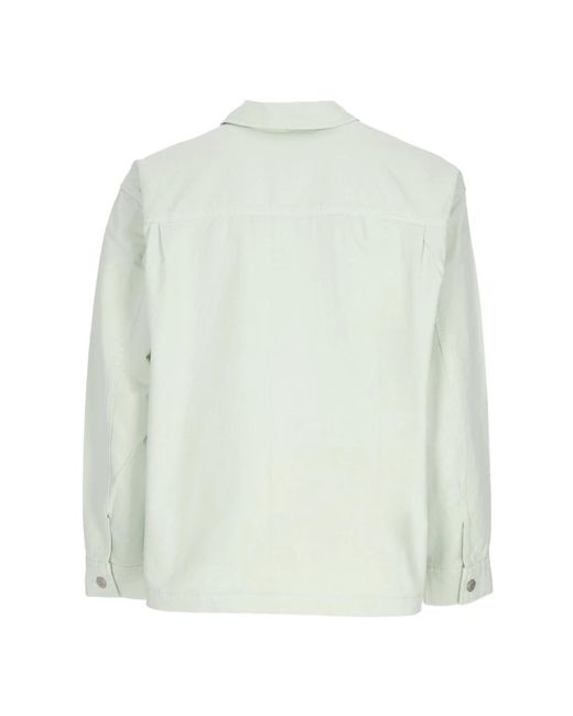 Obey Jassen ,Groen ,Katoen Surf Spray Overhemdjasje Met Kraag in het Green voor heren