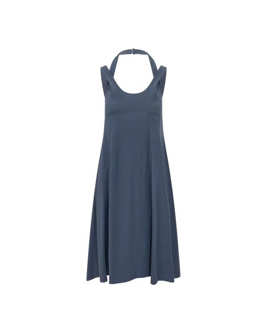 Emporio Armani Blue Midi Dresses