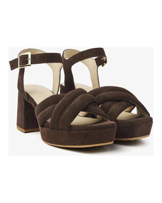 High Heel Sandals Via Vai en coloris Brown