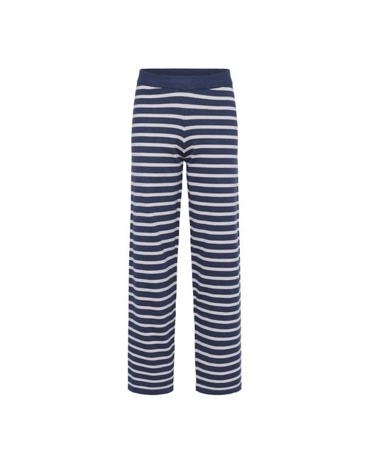 Saint Tropez Wide Trousers in het Blue