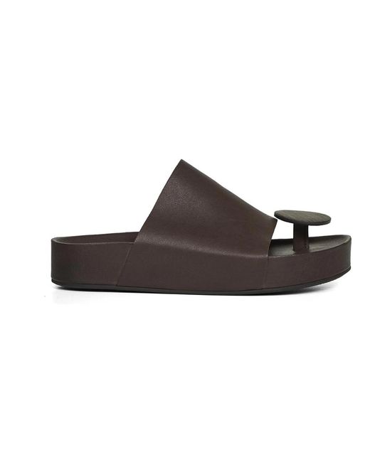 Uma Wang Brown Flip Flops