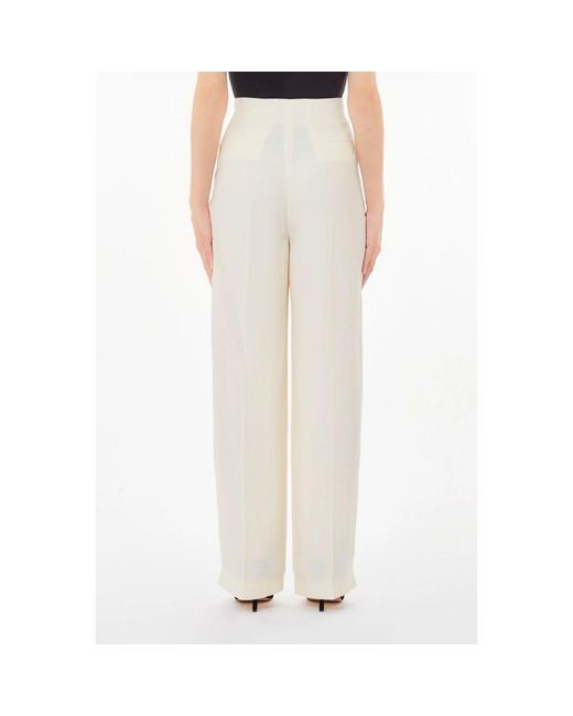 Wide Trousers Liu Jo de color Natural