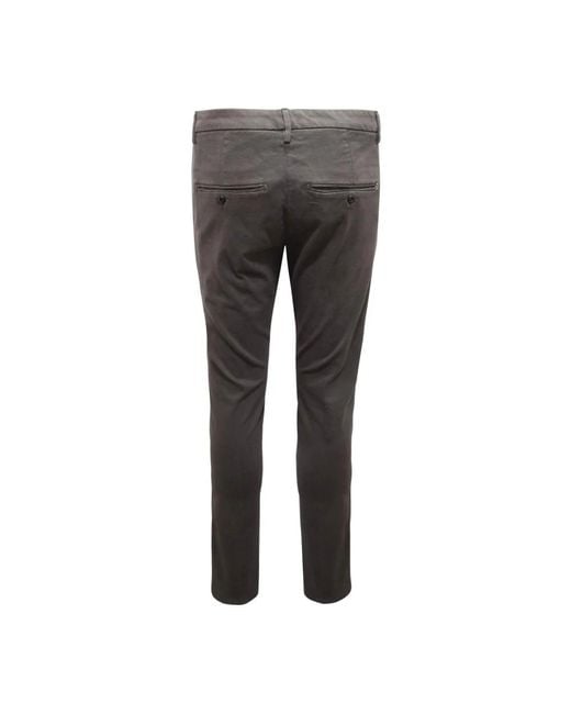 Dondup Gray Chinos for men