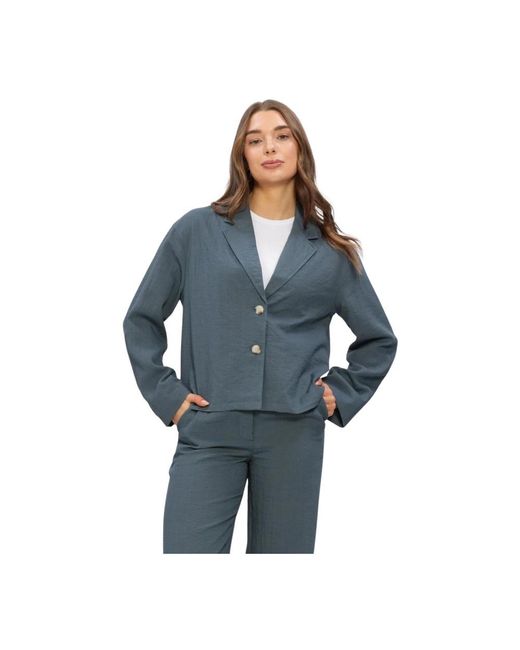 Object Jassen ,Blauw ,Objrini Lo Blazer in het Blue