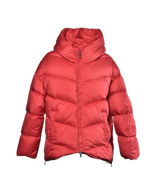 Baldinini Red Down Jackets