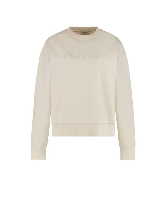 Moncler White Sweatshirts