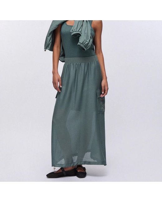 Liu Jo Green Maxi Skirts
