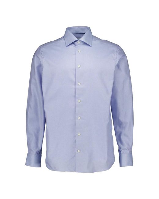 Eton of Sweden Blue Formal Shirts for men