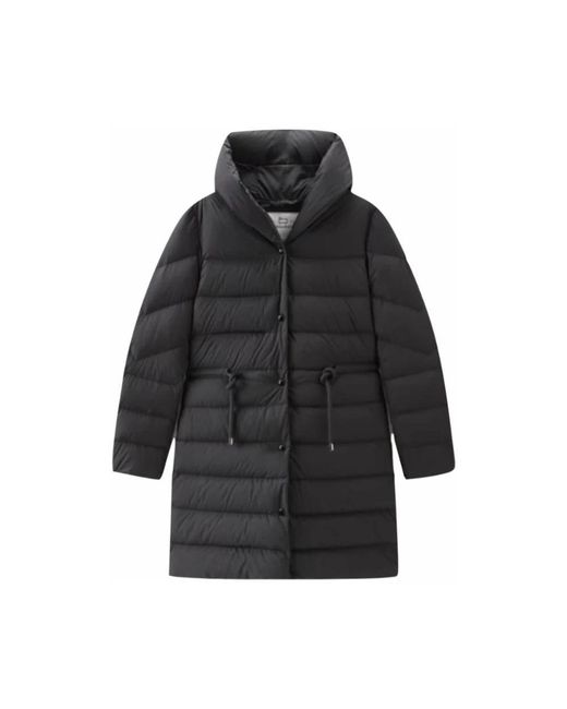 Woolrich Black Winter Jackets for men