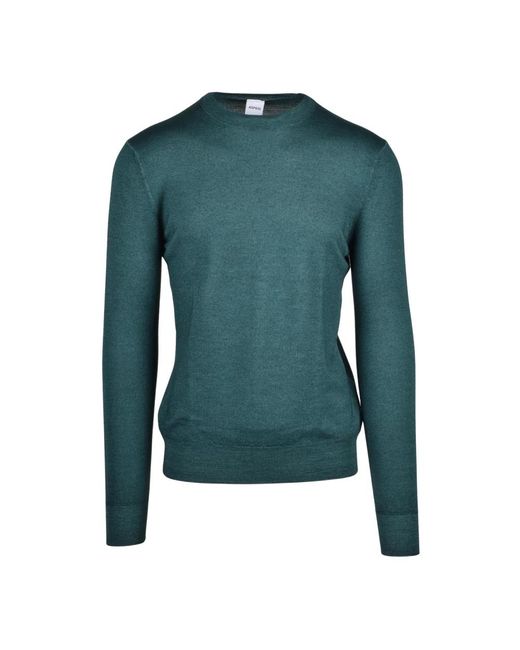 Aspesi Green Round-Neck Knitwear for men