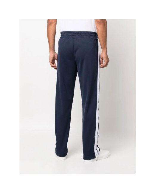 Palm Angels Blue Sweatpants for men
