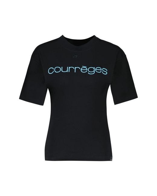 Courreges Black T-Shirts
