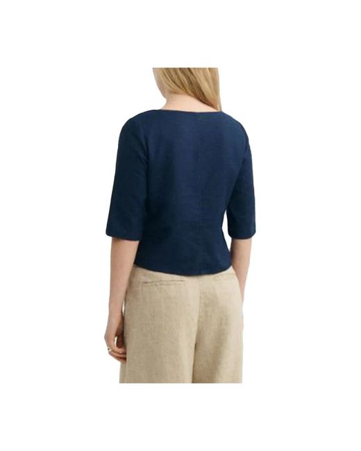 Blouses Thinking Mu en coloris Blue