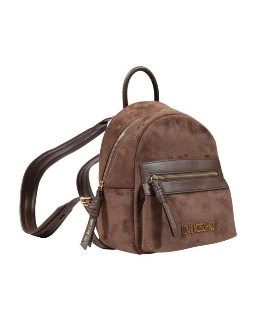 Love Moschino Brown Backpacks