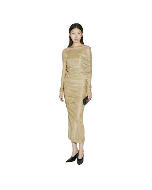 Dolce & Gabbana Metallic Midi Dresses