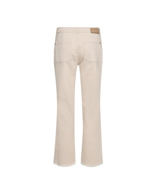 Mos Mosh Jeans ,Flared Jeans in het Natural