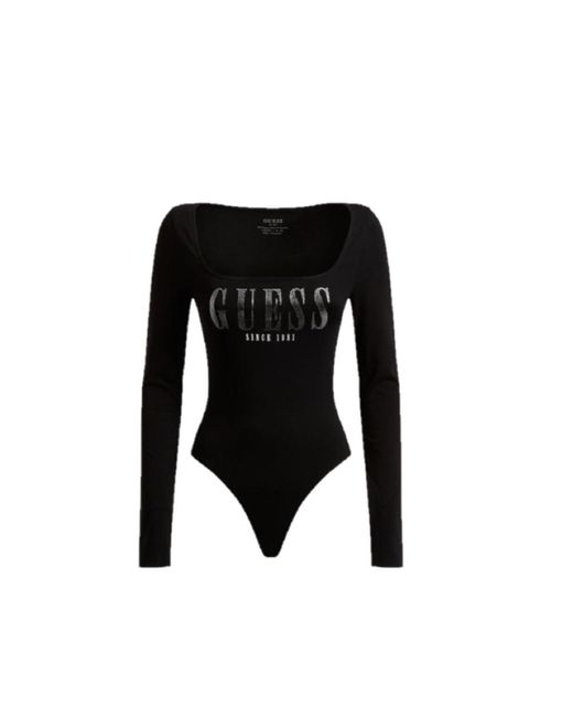 Hevelina long sleeve body Guess de color Black