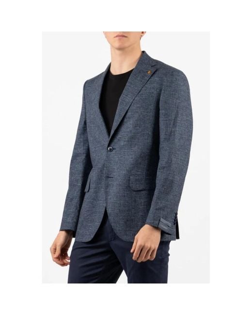 Sartoria Latorre Blue Blazers for men