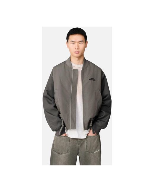 Axel Arigato Gray Bomber Jackets for men