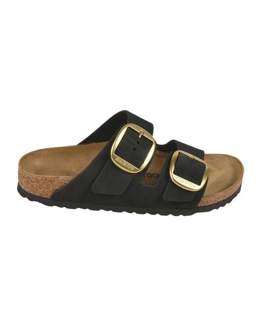 Birkenstock Black Sliders