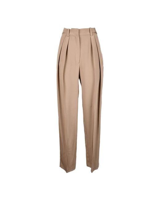 Tapered Trousers The Mannei de color Natural