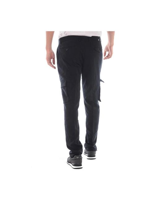 Daniele Alessandrini Blue Slim-Fit Trousers for men