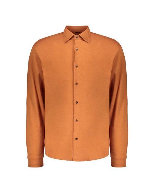 Moorer Blouses &Amp; Hemden in het Orange voor heren