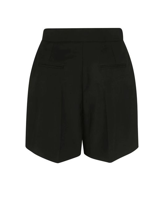 Alexander McQueen Black Short Shorts