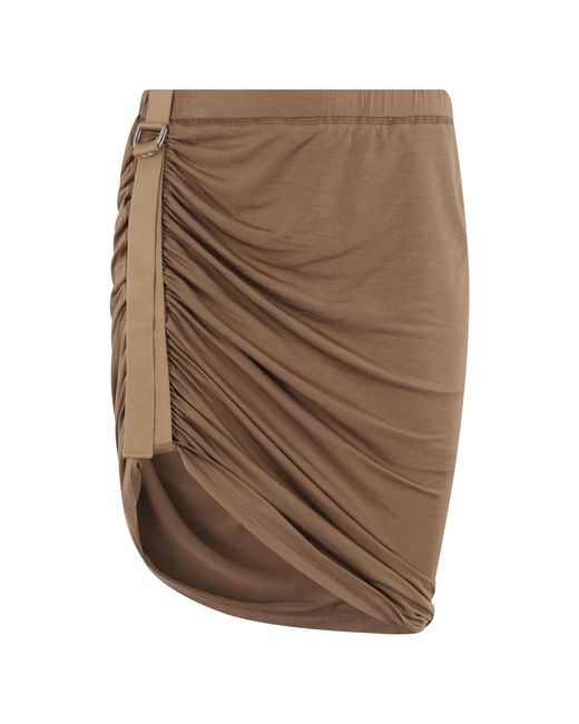 Helmut Lang Short Skirts in het Brown