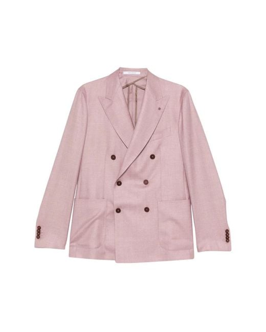 Tagliatore Pink Blazers for men