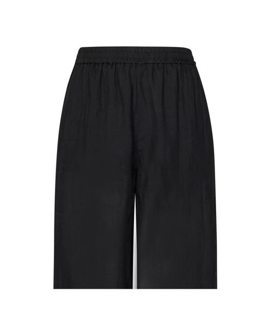 Trousers > wide trousers Fisico en coloris Black