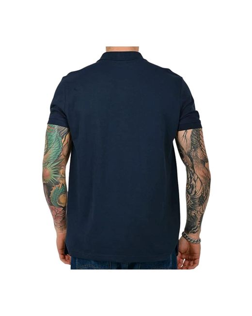 Ellesse Tops ,Blauw ,Katoen Cotton Polo Shirt Met Logo Patch in het Blue voor heren