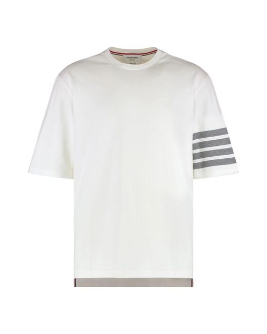 Thom Browne T-Shirts in White for Men | Lyst