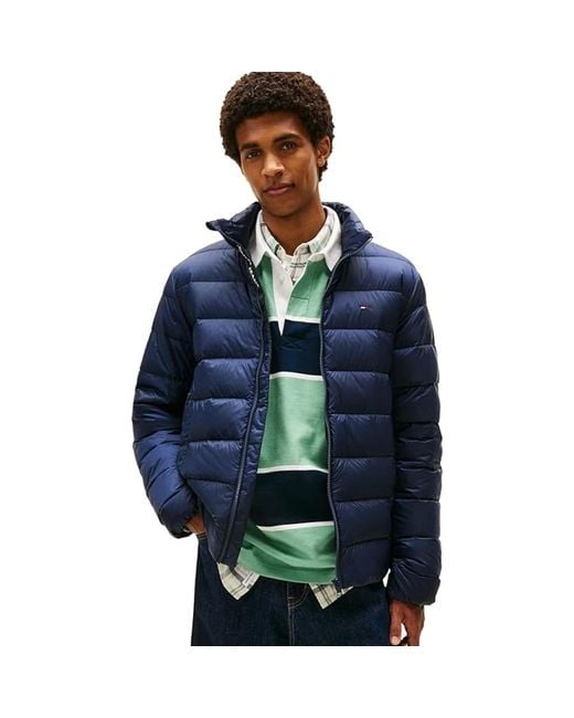 Down Jackets di Tommy Hilfiger in Blue da Uomo