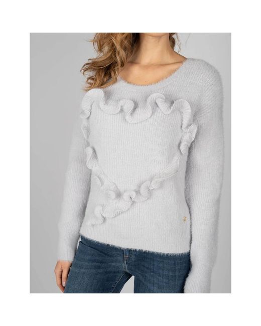 Trussardi Sweaters in het White