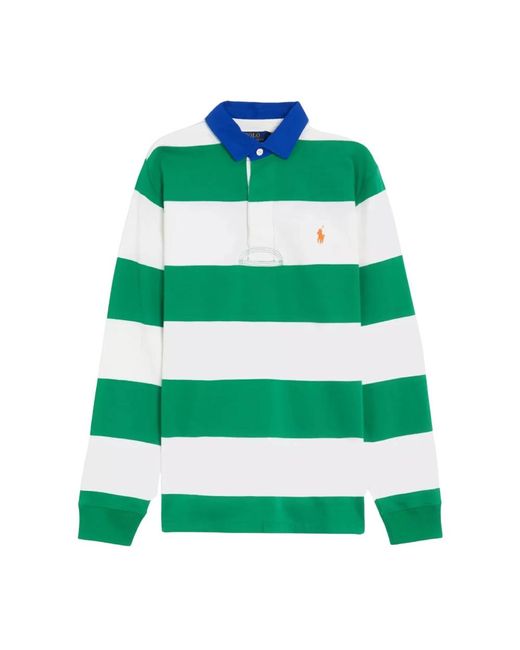 Ralph Lauren Klassieke Pasvorm Polo Met Lange Mouwen in het Green voor heren