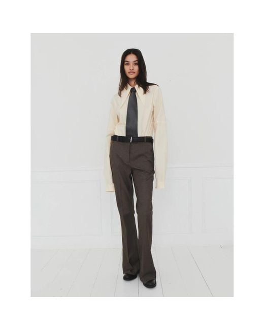 THE GARMENT Brown Wide Trousers