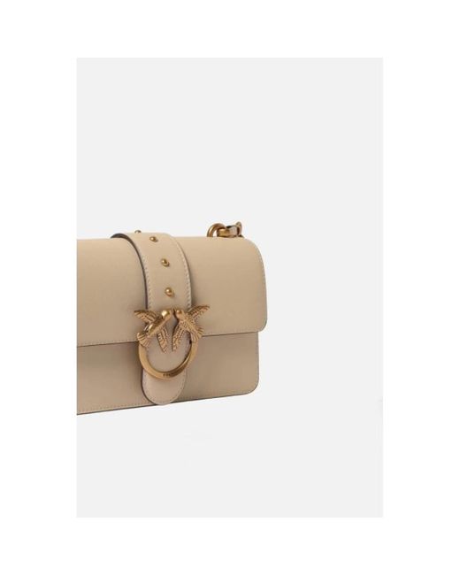Pinko Natural Shoulder Bags