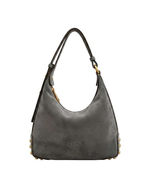 Tod's Gray Shoulder Bags