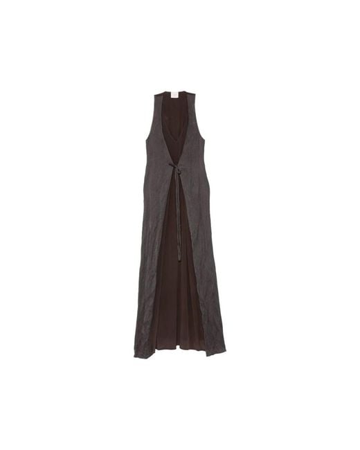 Alysi Brown Maxi Dresses
