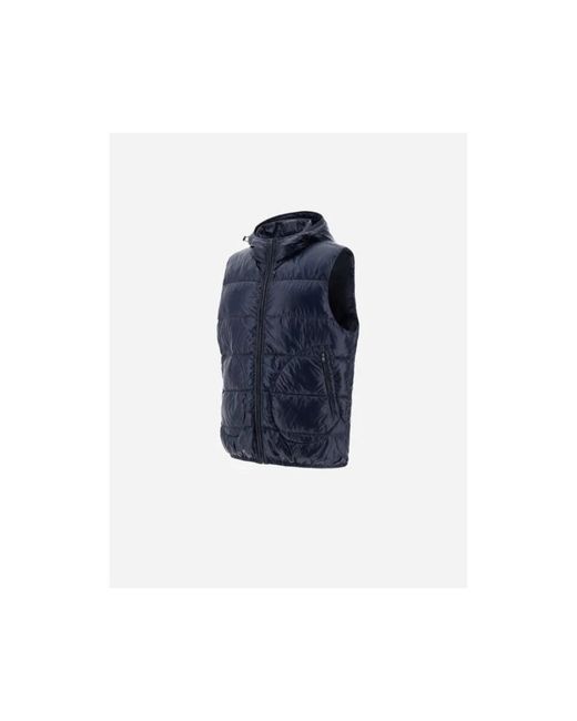 Herno Blue Vests for men