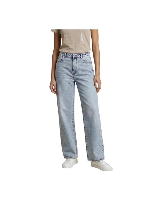 ARMANI EXCHANGE Blue Straight Fit Jeans