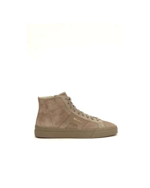 Santoni Brown Sneakers for men