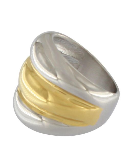 Dansk Copenhagen Metallic Wasserdichter glatter ring in 2 tönen