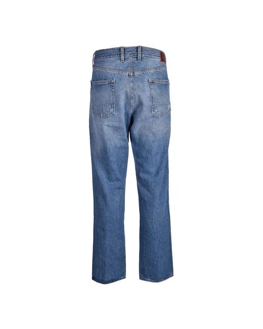 People Blue Straight Fit Jeans for men