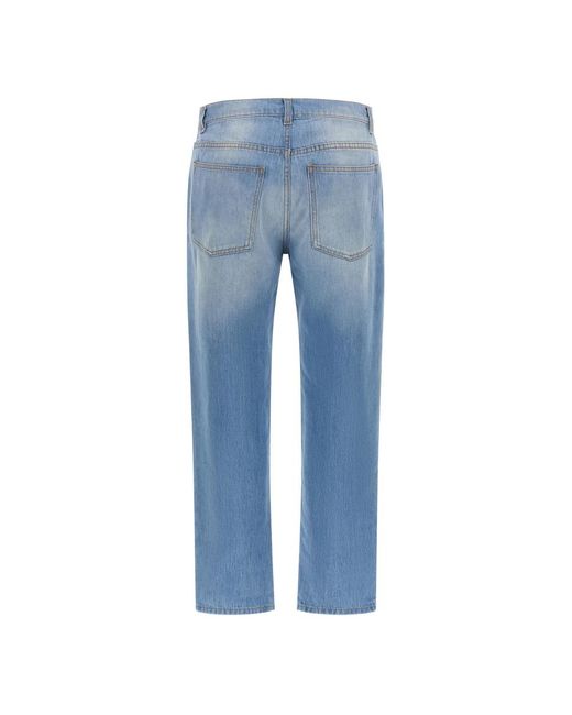 Moschino Blue Straight Fit Jeans