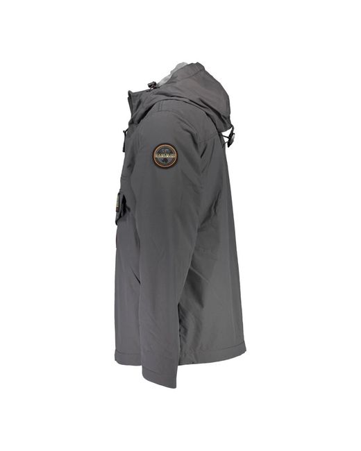 Napapijri Gray Rain Jackets for men