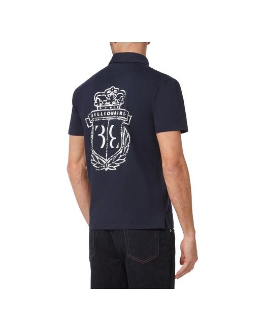 Billionaire Polo Ss in het Blue voor heren